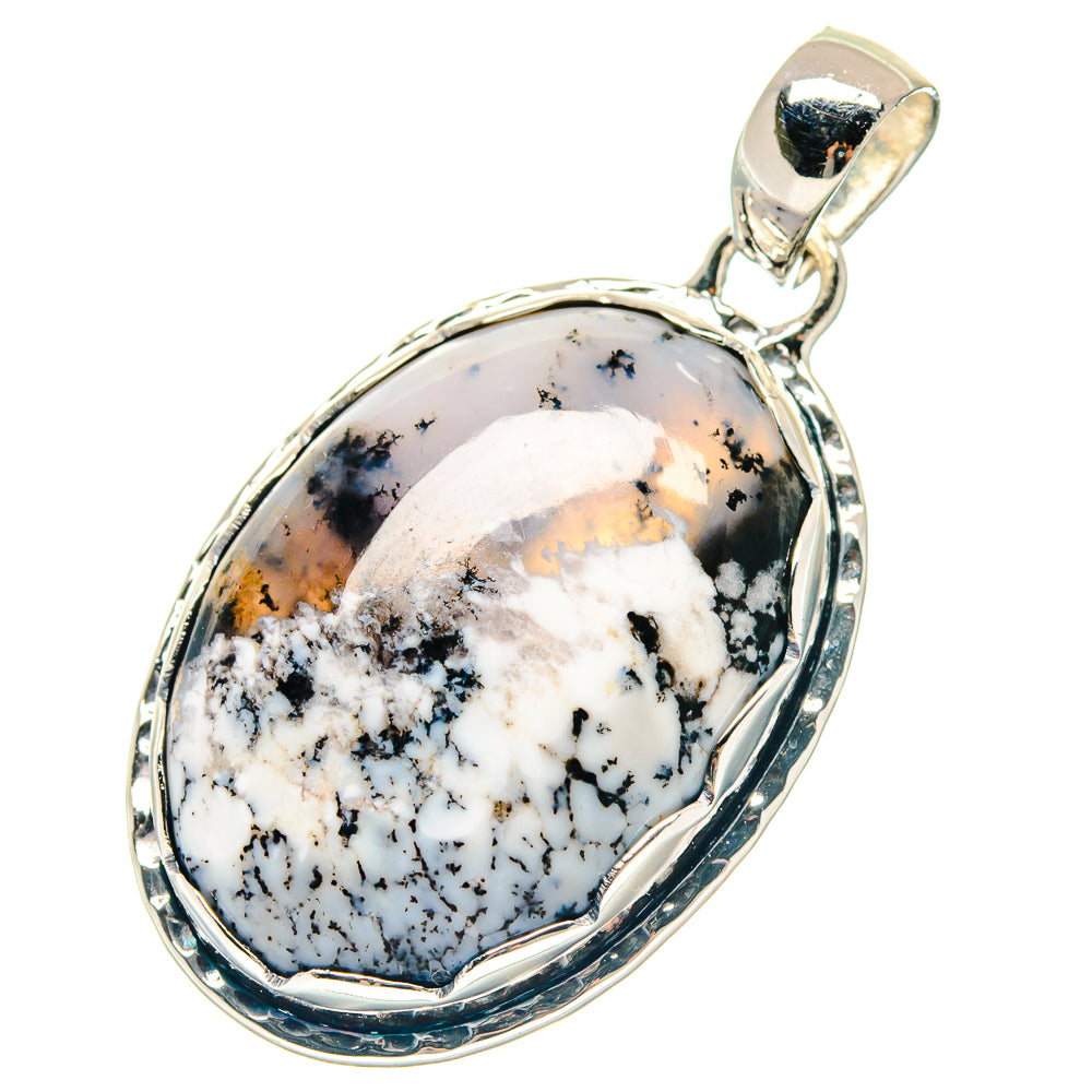 Dendritic Opal Pendants handcrafted by Ana Silver Co - PD19093