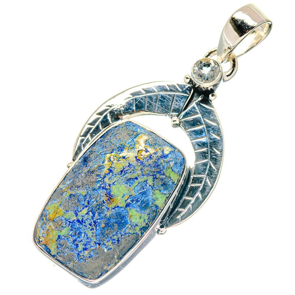 Azurite Pendants handcrafted by Ana Silver Co - PD19099