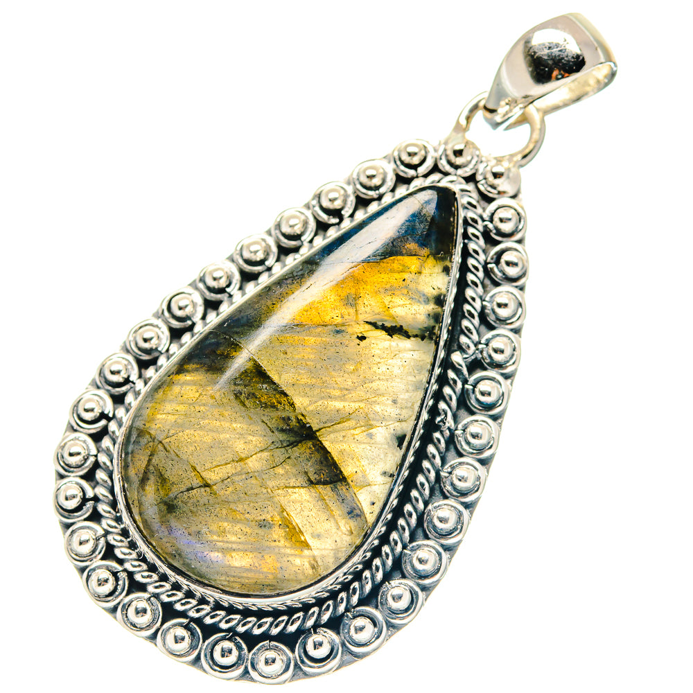 Labradorite Pendants handcrafted by Ana Silver Co - PD19103