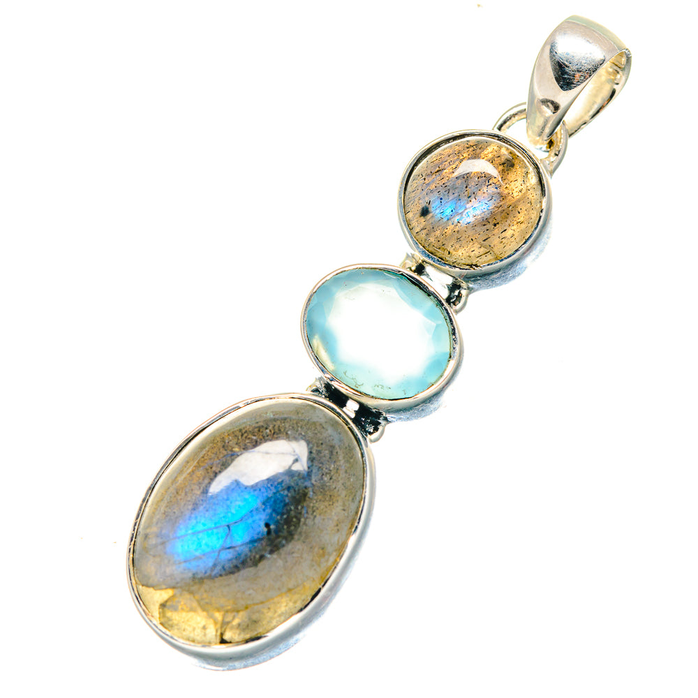 Labradorite Pendants handcrafted by Ana Silver Co - PD19141