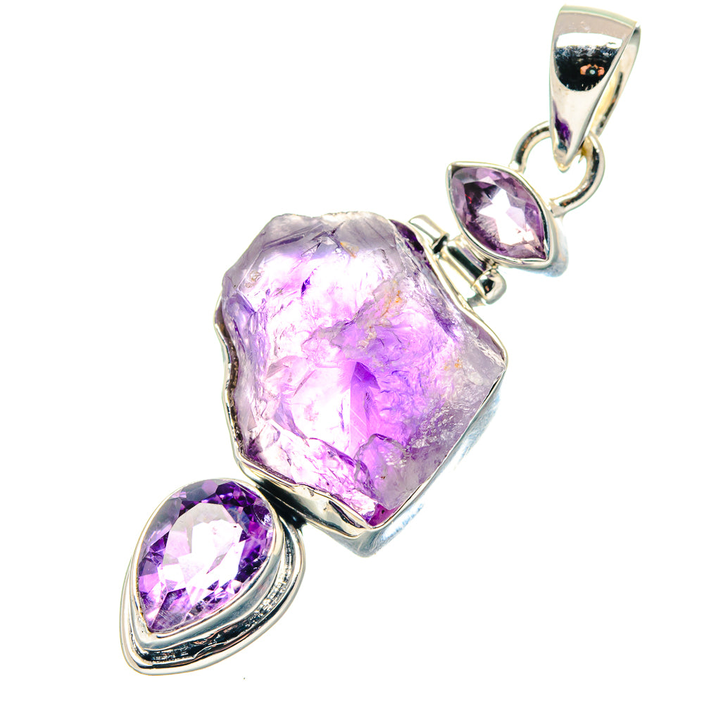 Amethyst Pendants handcrafted by Ana Silver Co - PD19206
