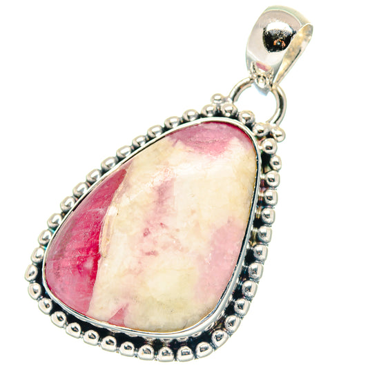 Rhodochrosite Pendants handcrafted by Ana Silver Co - PD19297