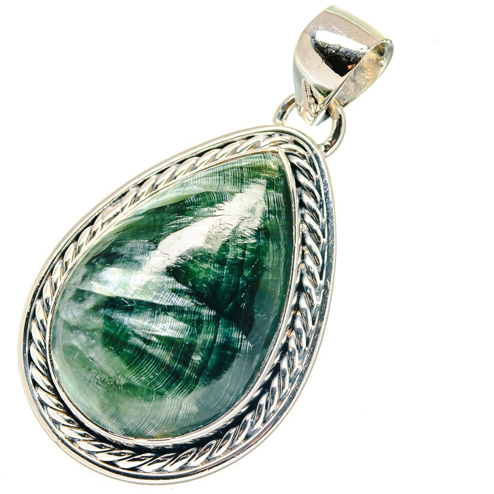 Seraphinite Pendants handcrafted by Ana Silver Co - PD19346