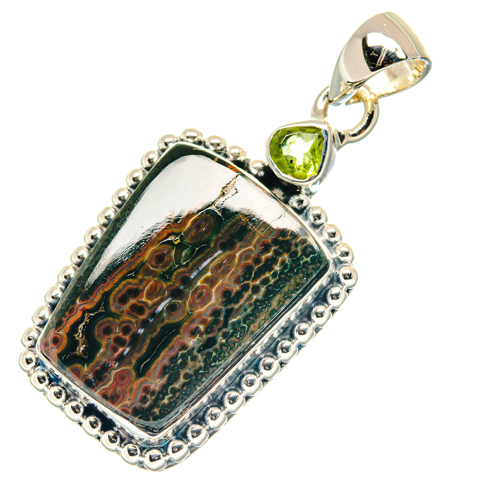 Ocean Jasper Pendants handcrafted by Ana Silver Co - PD19351