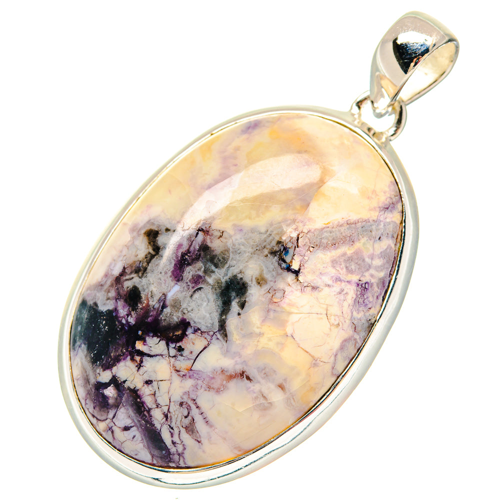 Malachite In Chrysocolla, Aquamarine Pendants handcrafted by Ana Silver Co - PD19491
