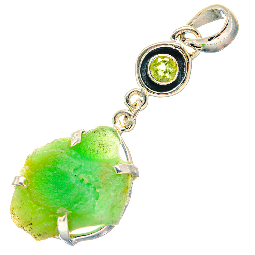 Chrysoprase Pendants handcrafted by Ana Silver Co - PD19714