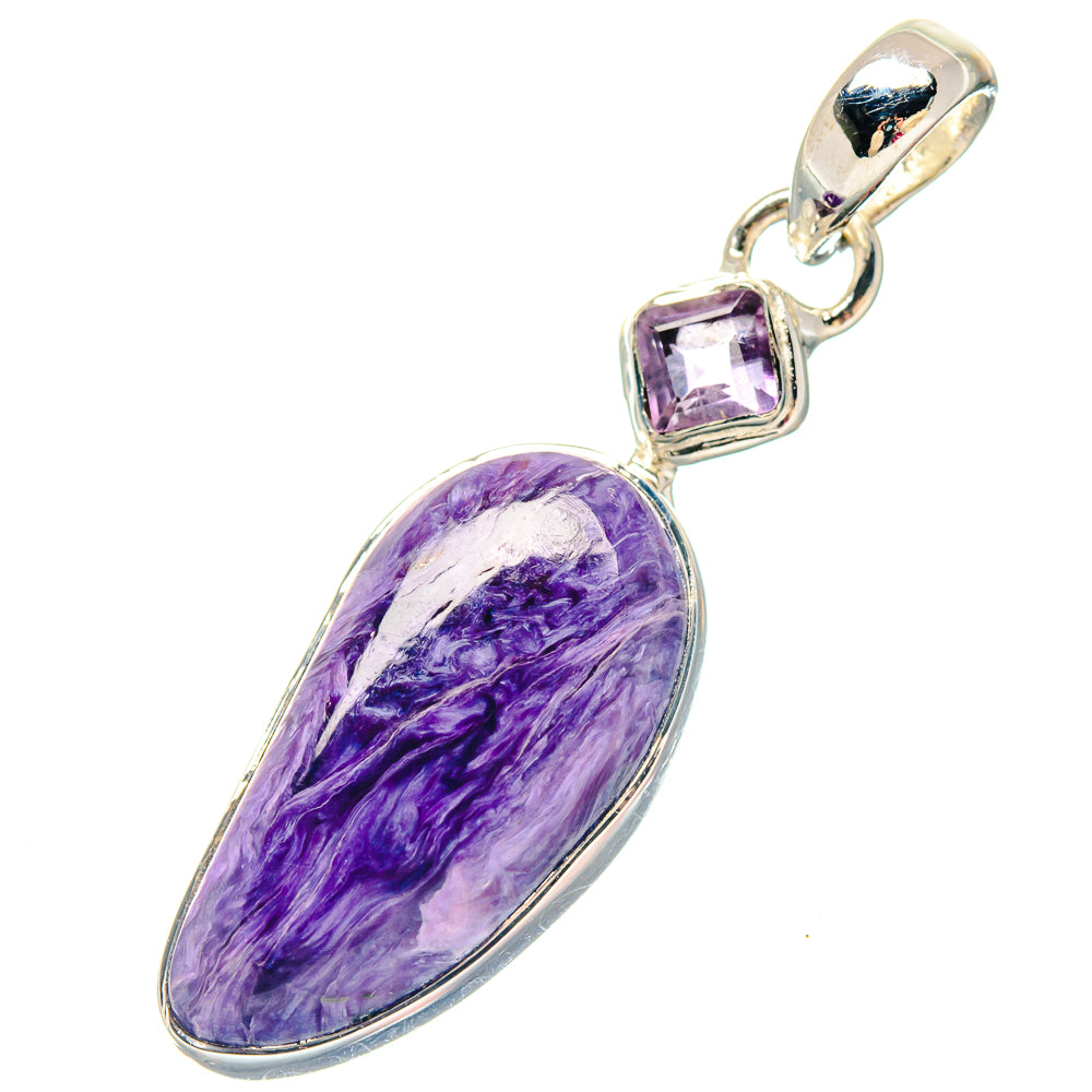 Charoite Pendants handcrafted by Ana Silver Co - PD19724