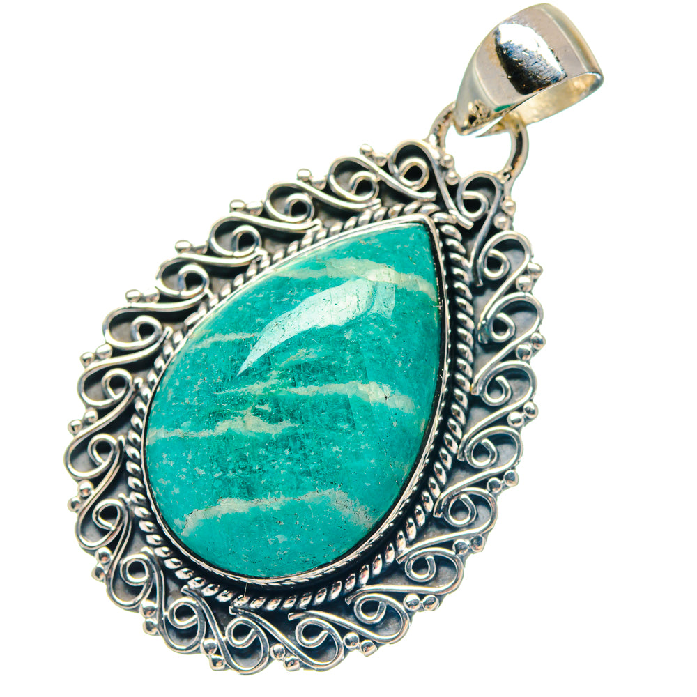 Amazonite Pendants handcrafted by Ana Silver Co - PD19750