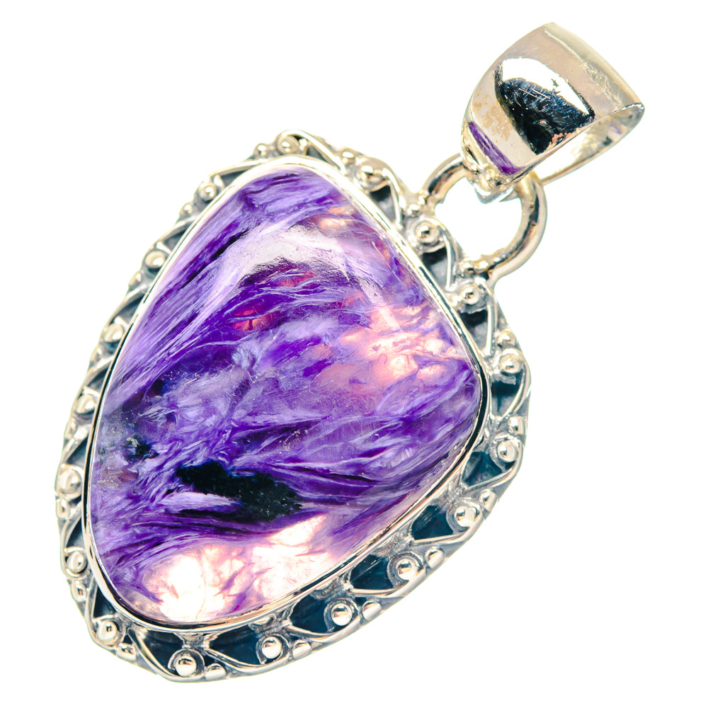 Charoite Pendants handcrafted by Ana Silver Co - PD19761