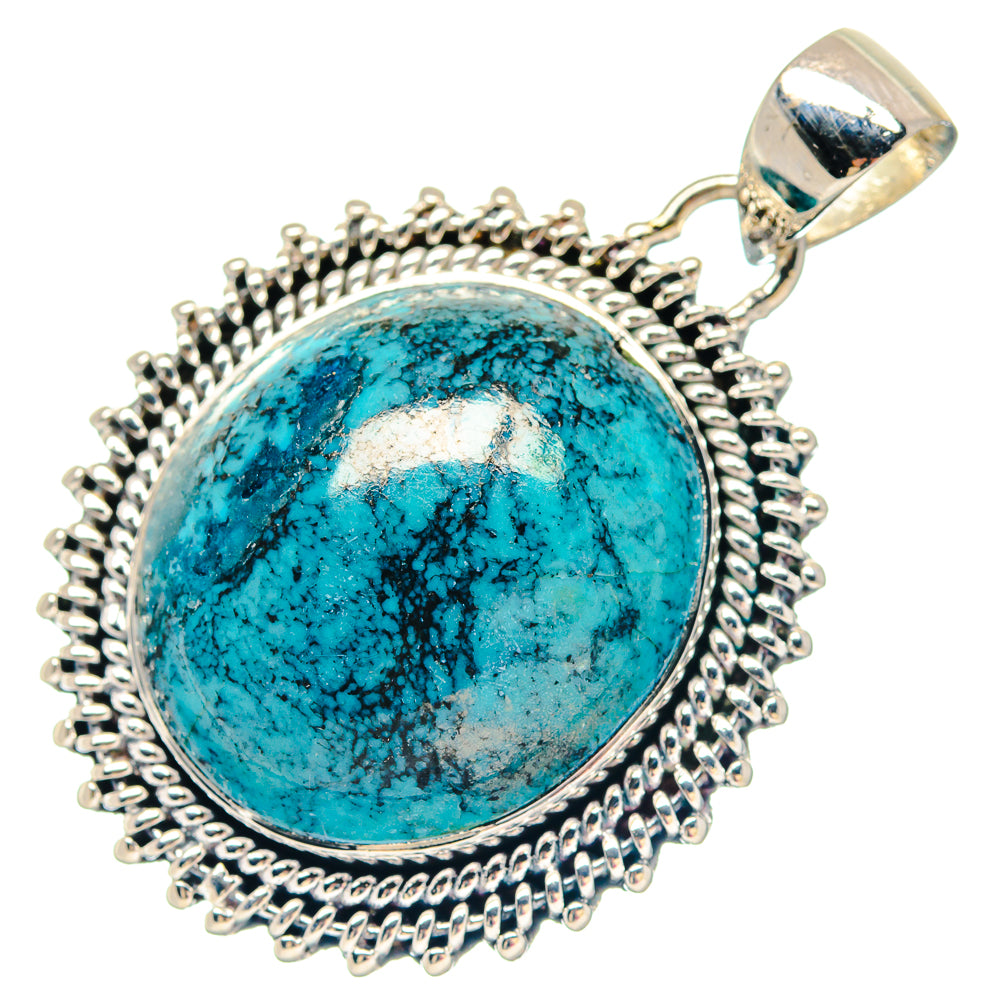 Tibetan Turquoise Pendants handcrafted by Ana Silver Co - PD19778