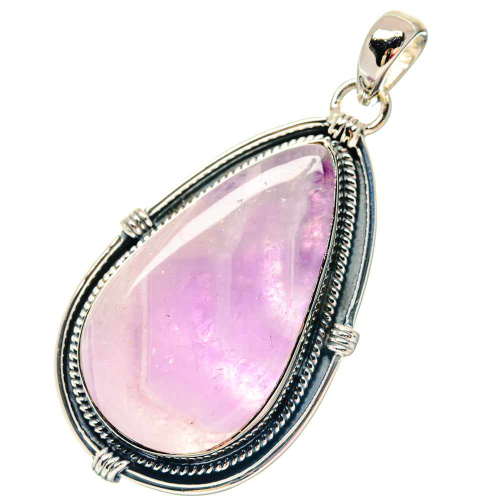 Chevron Amethyst Pendants handcrafted by Ana Silver Co - PD19797