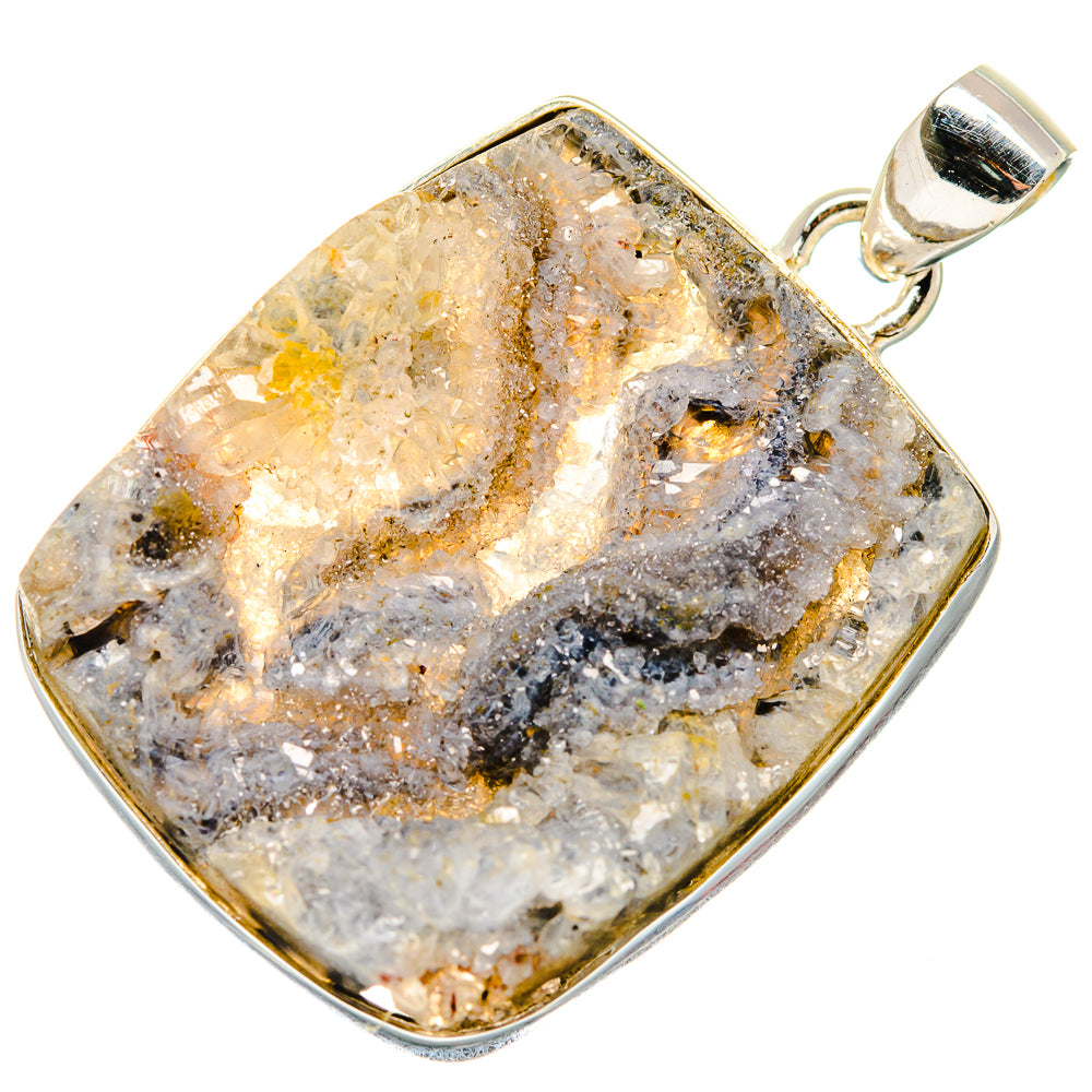 Desert Druzy Pendants handcrafted by Ana Silver Co - PD19824
