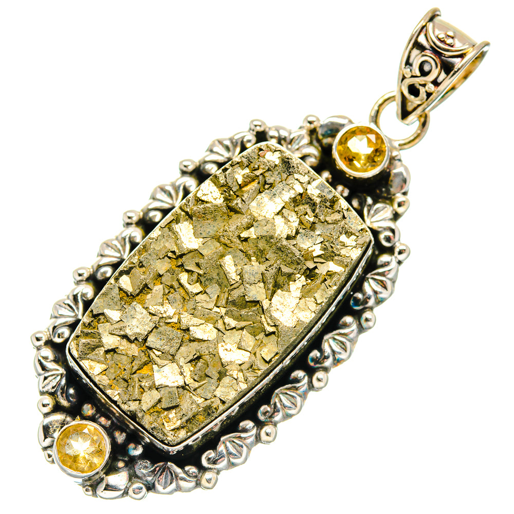 Pyrite Pendants handcrafted by Ana Silver Co - PD19868