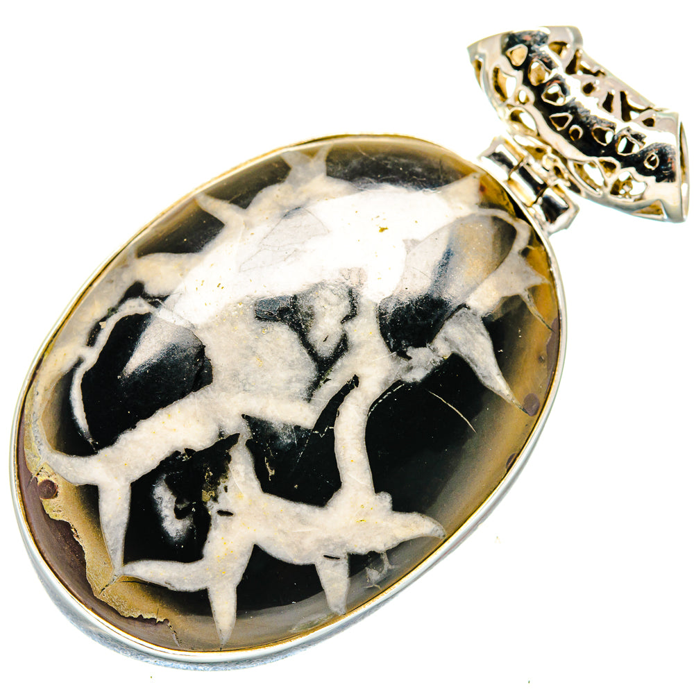 Septarian Geode Pendants handcrafted by Ana Silver Co - PD19877 - Photo 2