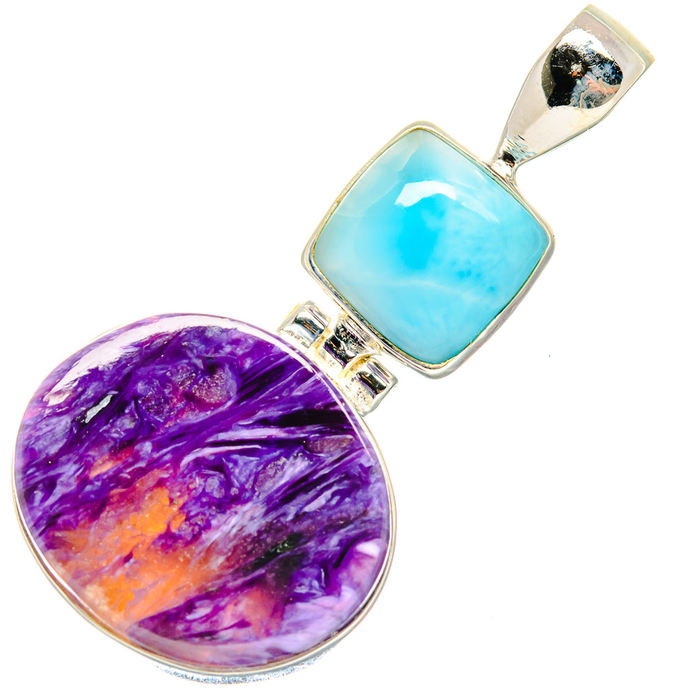 Charoite Pendants handcrafted by Ana Silver Co - PD19933