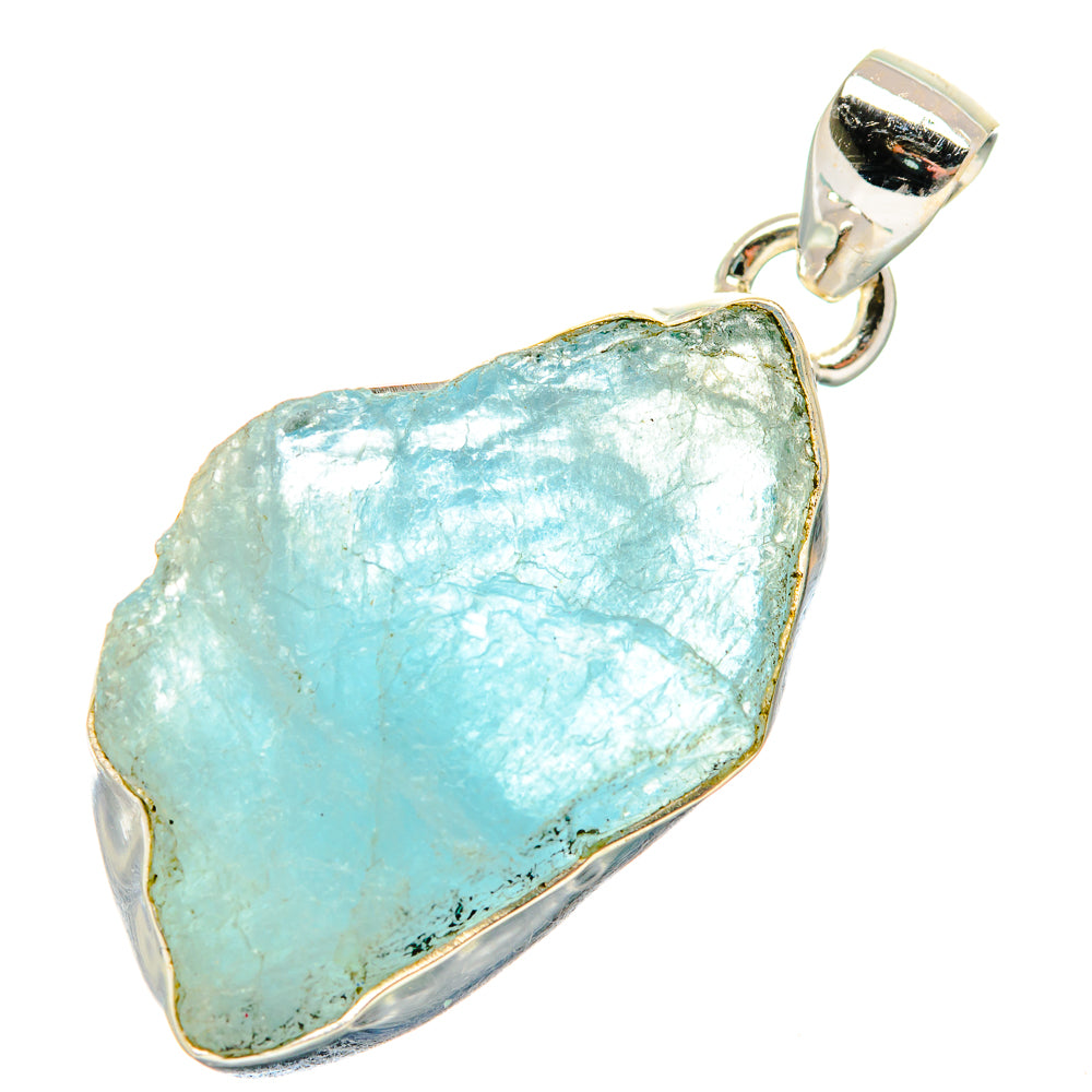 Aquamarine Pendants handcrafted by Ana Silver Co - PD19936