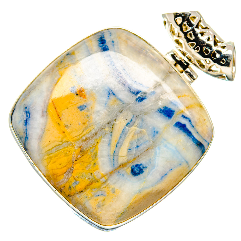 Blue Scheelite Pendants handcrafted by Ana Silver Co - PD19983