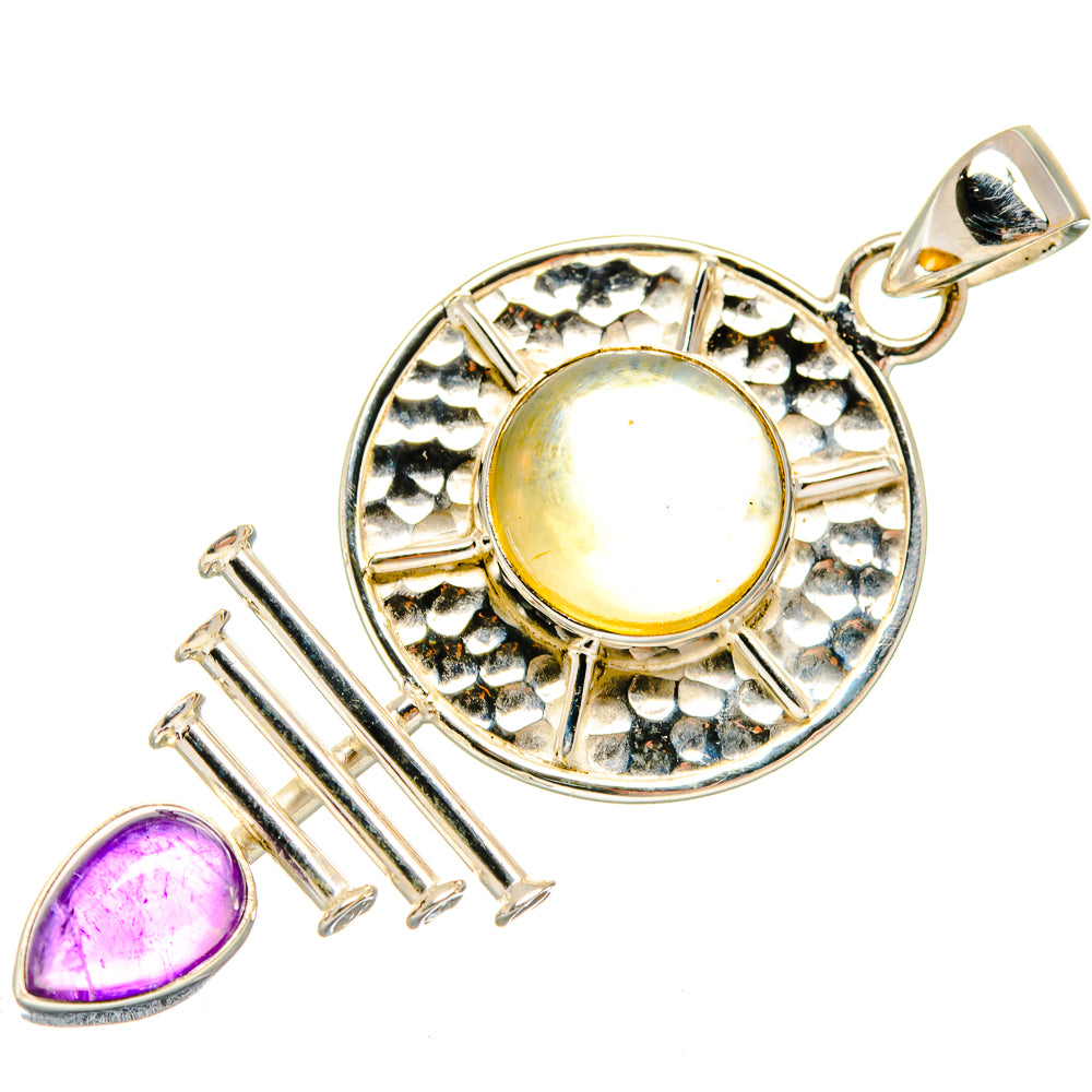 Citrine Pendants handcrafted by Ana Silver Co - PD20038