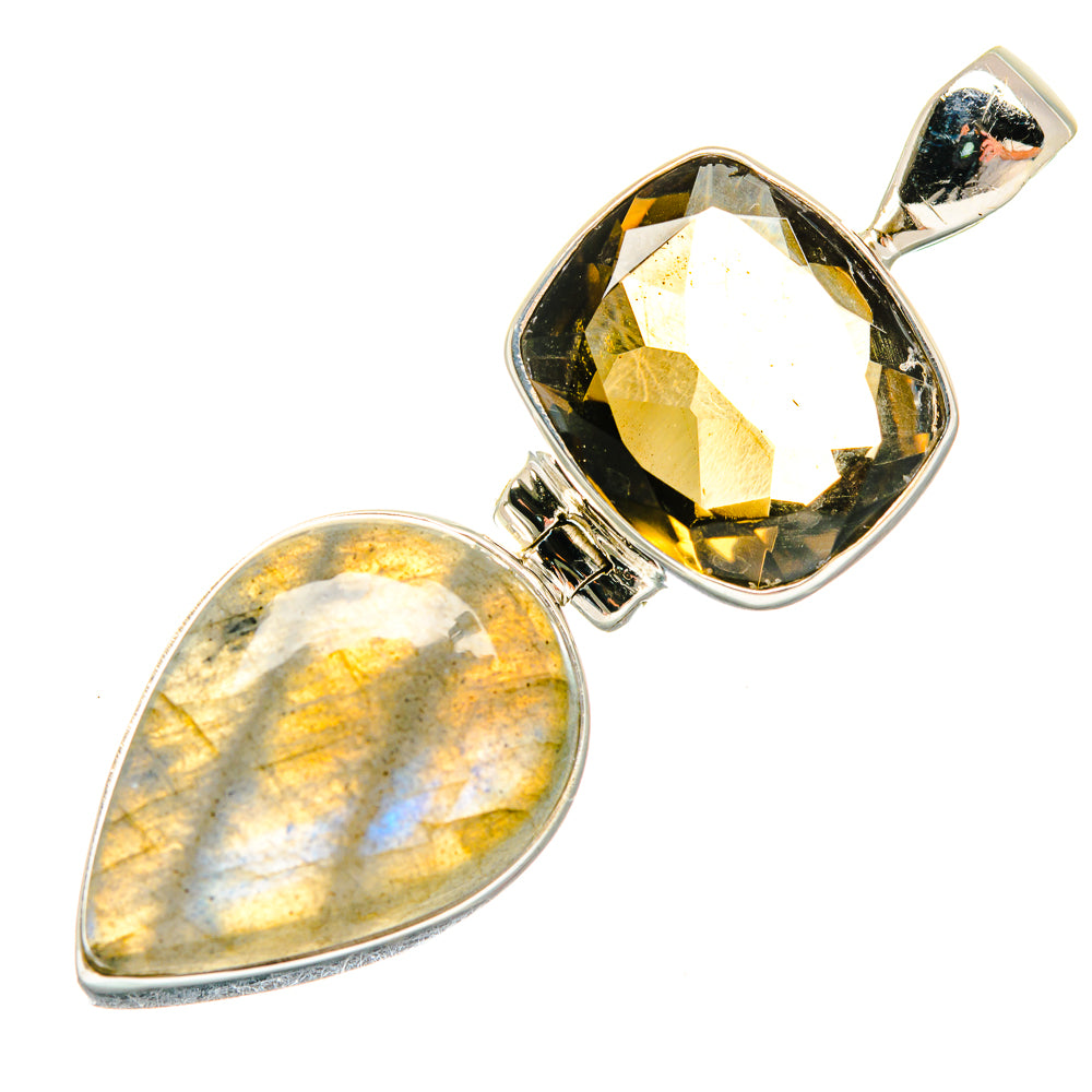 Labradorite Pendants handcrafted by Ana Silver Co - PD20052