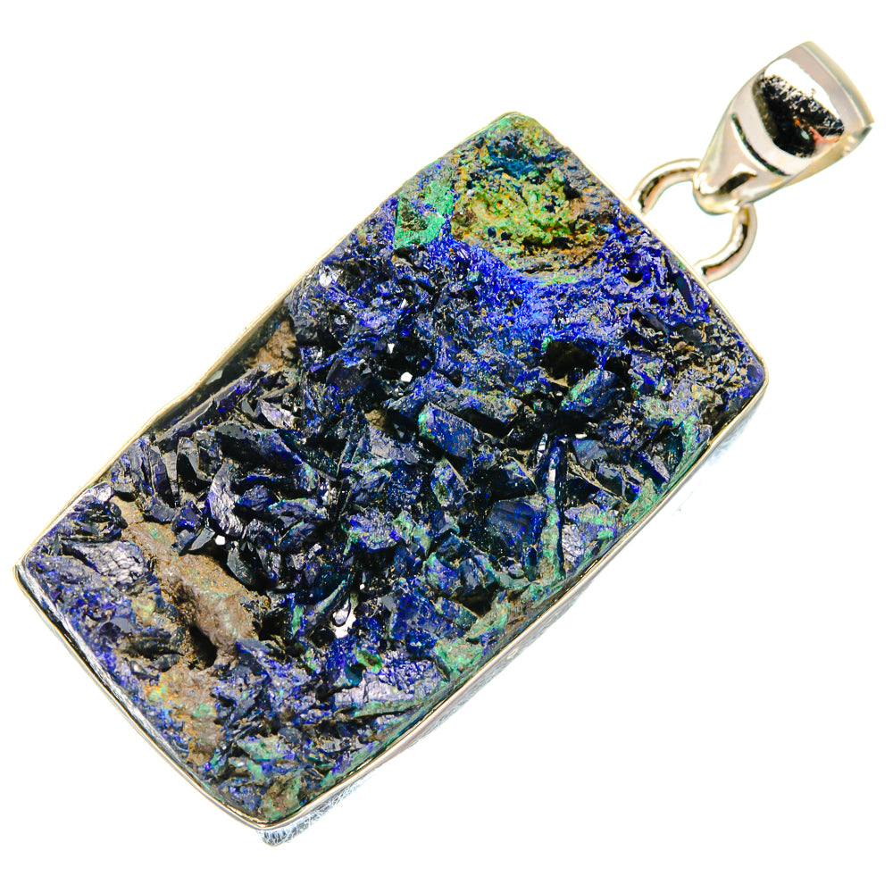 Azurite Pendants handcrafted by Ana Silver Co - PD20075
