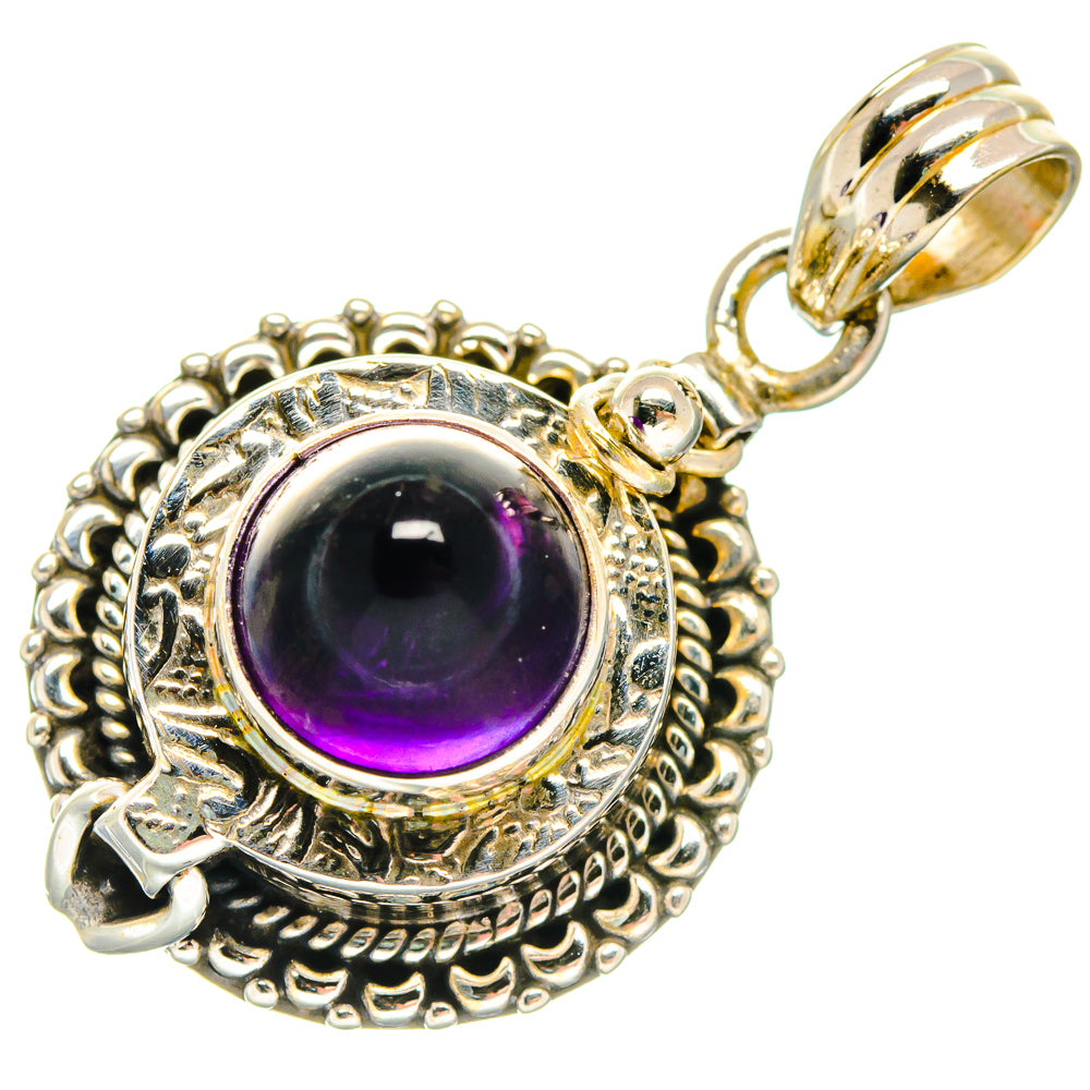 Amethyst Pendants handcrafted by Ana Silver Co - PD20099