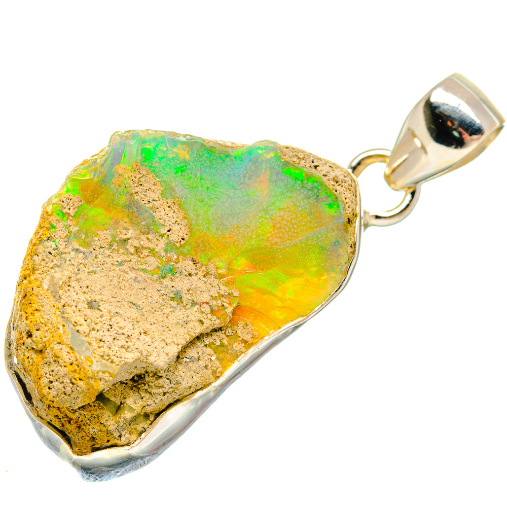 Ethiopian Opal Pendants handcrafted by Ana Silver Co - PD20124