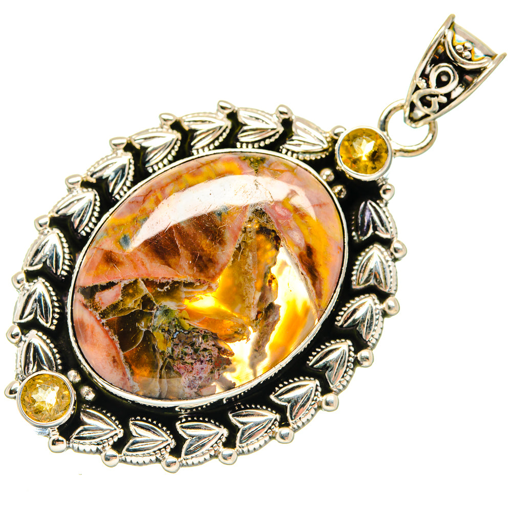 Butterfly Jasper Pendants handcrafted by Ana Silver Co - PD20196