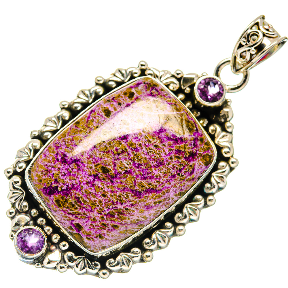 Stichtite Pendants handcrafted by Ana Silver Co - PD20221