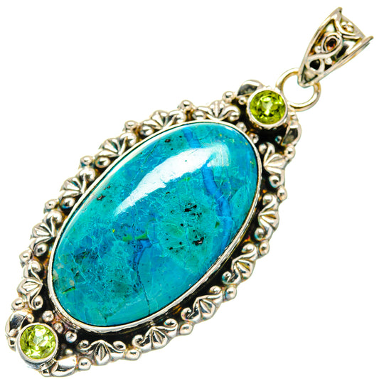 Chrysocolla Pendants handcrafted by Ana Silver Co - PD20224