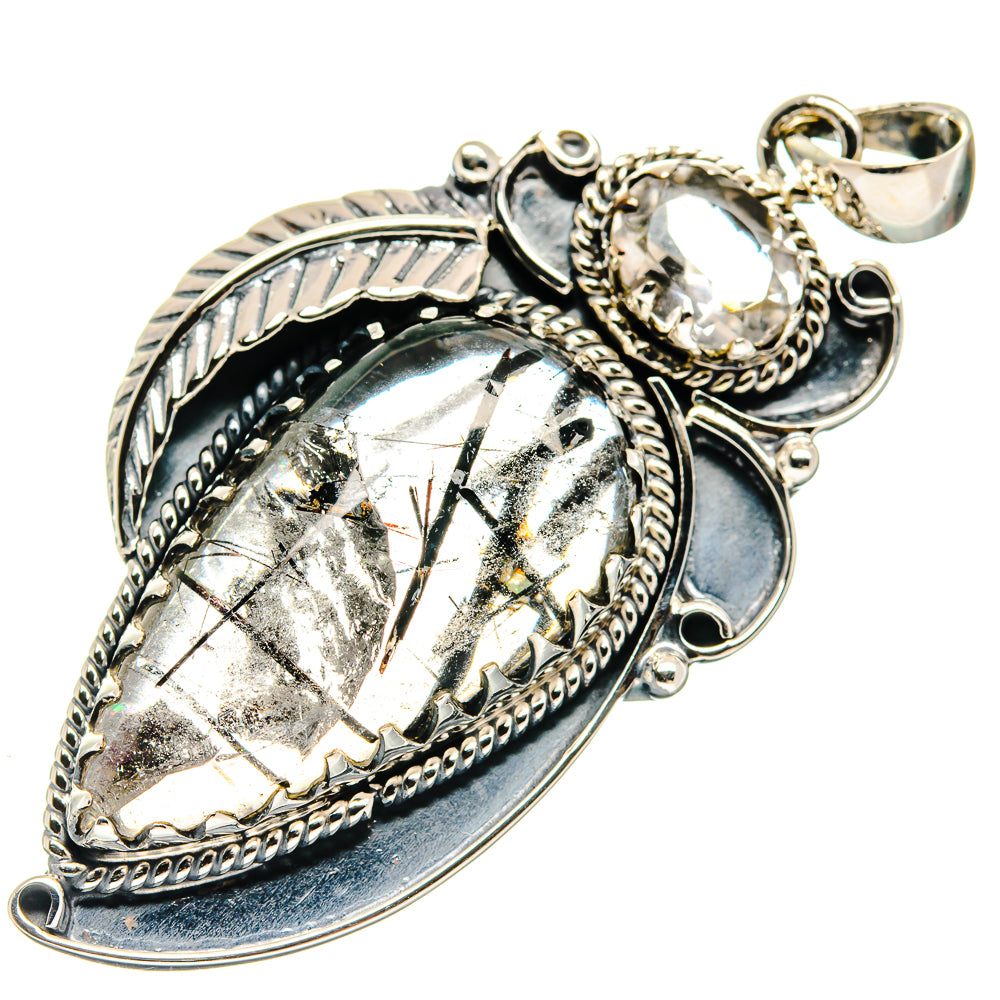 Tourmalinated Quartz Pendants handcrafted by Ana Silver Co - PD20358