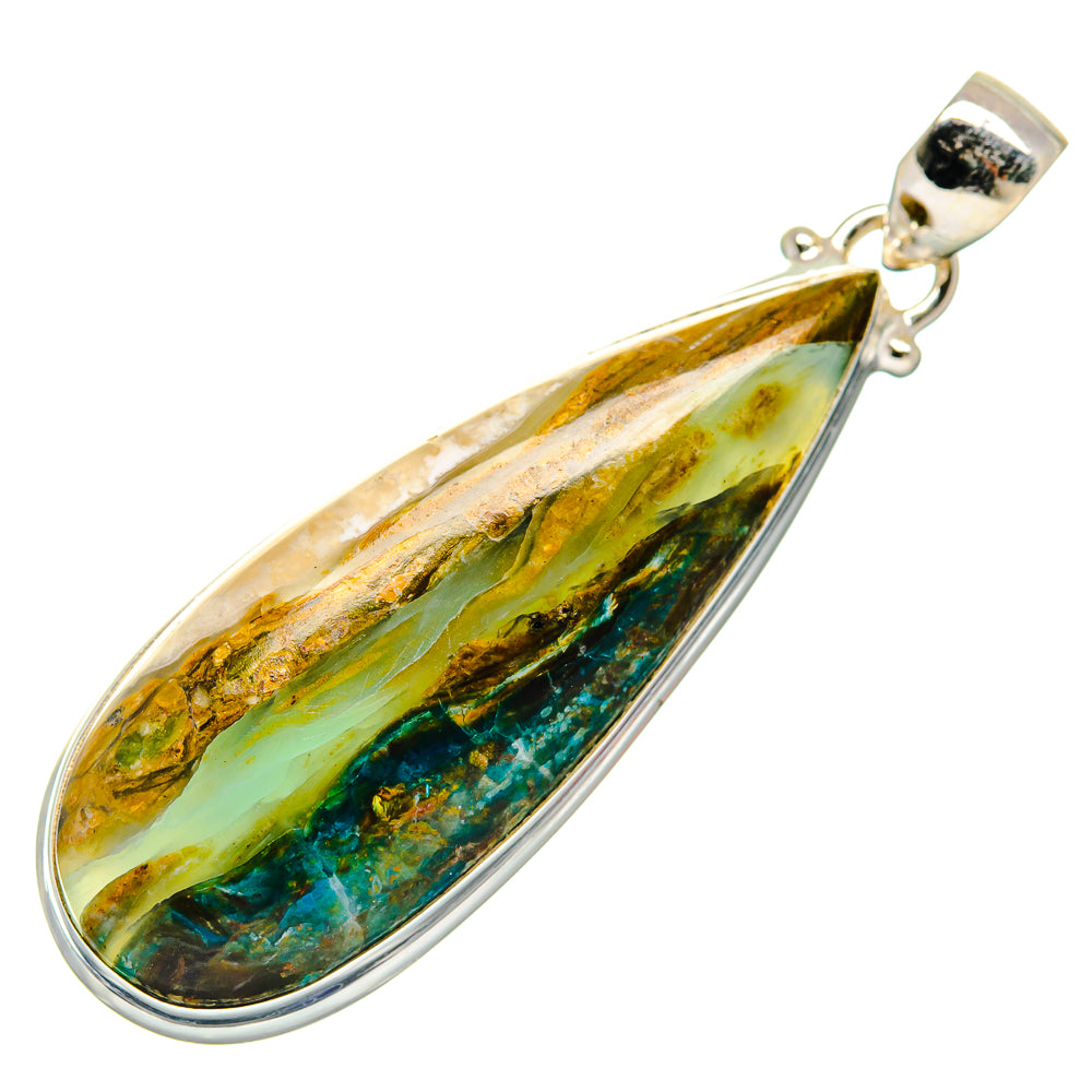 Peruvian Opal Pendants handcrafted by Ana Silver Co - PD20372