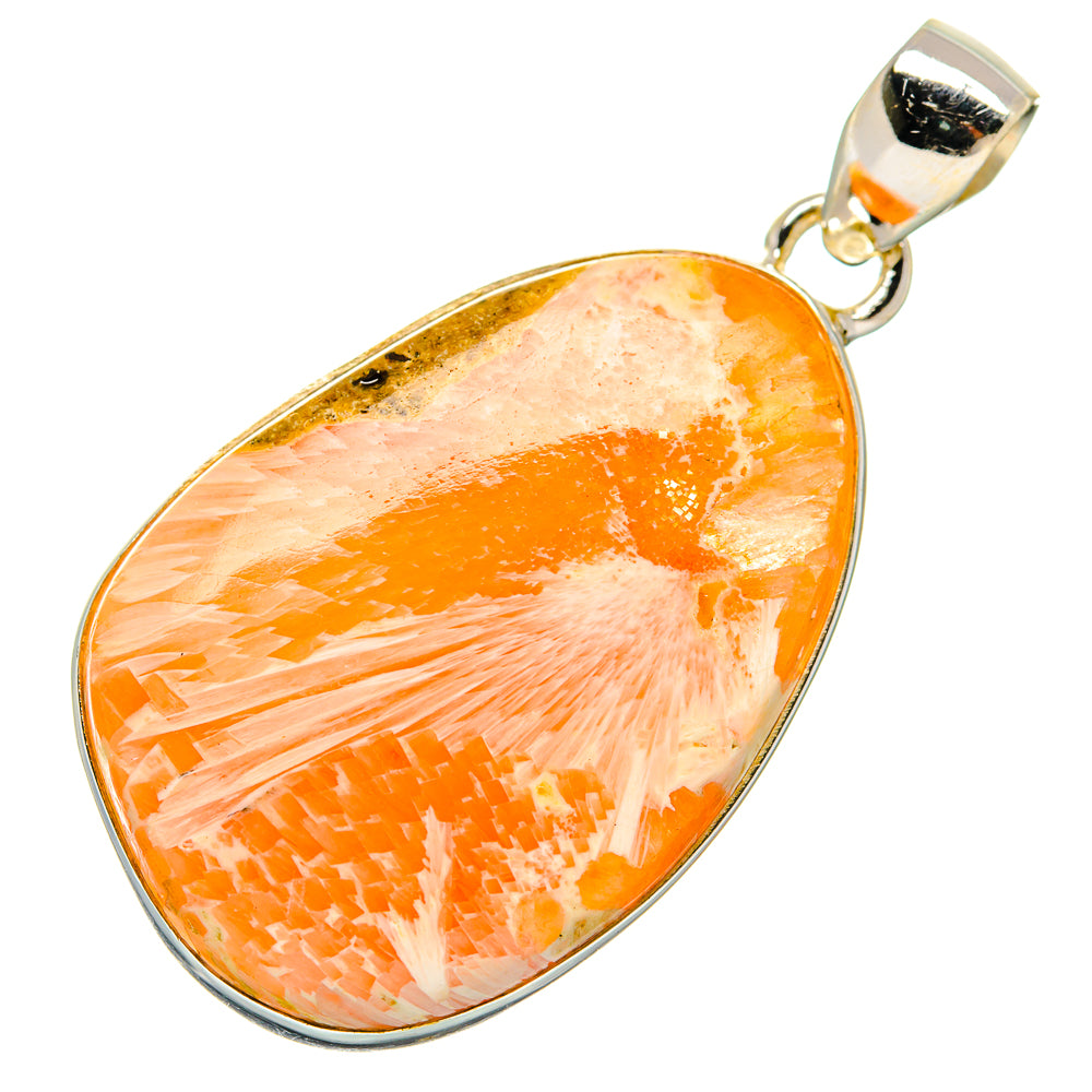 Scolecite Pendants handcrafted by Ana Silver Co - PD20398