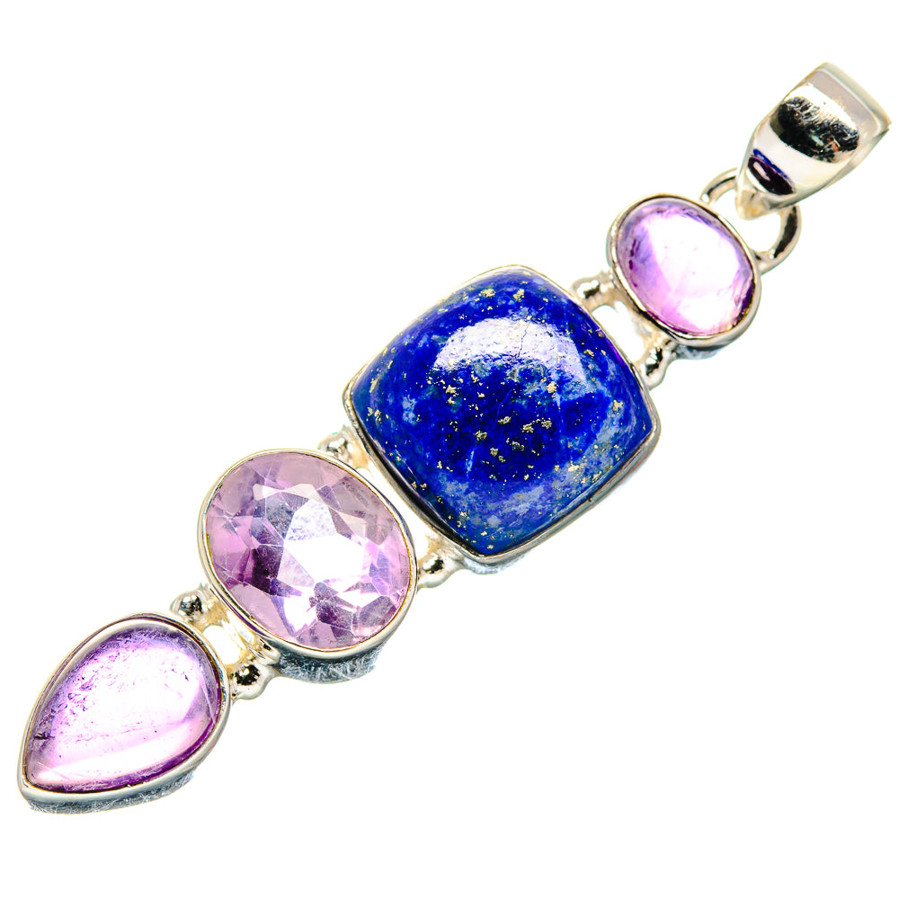 Lapis Lazuli Pendants handcrafted by Ana Silver Co - PD20412