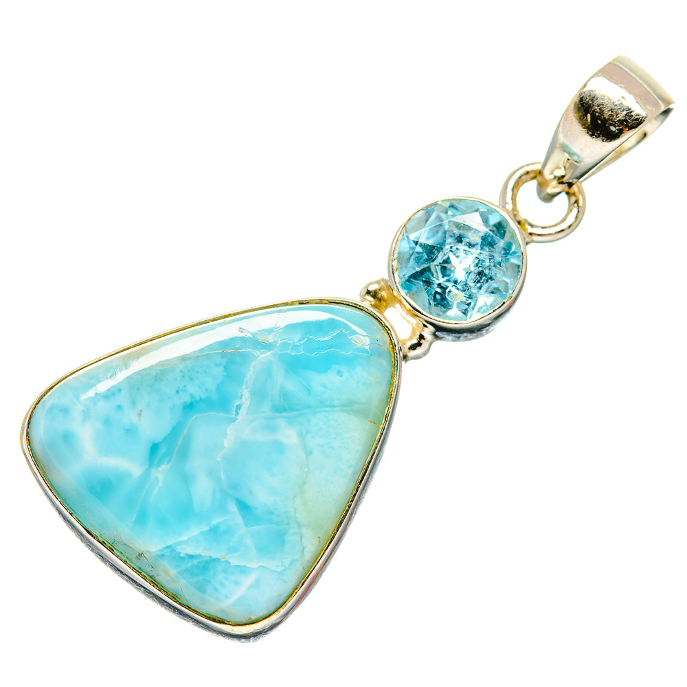 Larimar Pendants handcrafted by Ana Silver Co - PD20415
