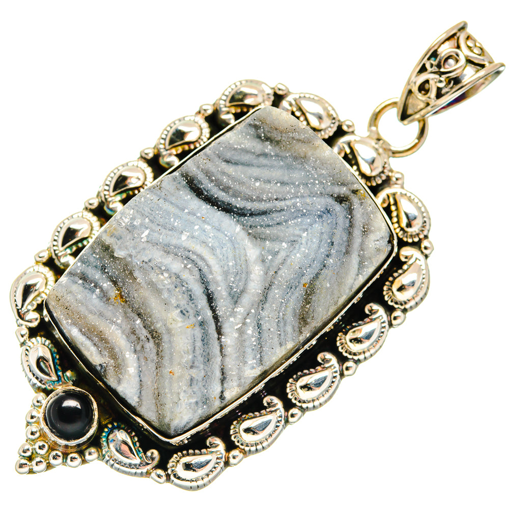 Desert Druzy Pendants handcrafted by Ana Silver Co - PD20488