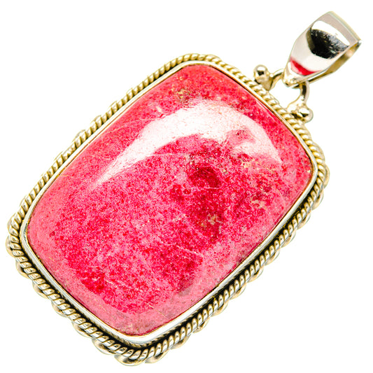 Rhodochrosite Pendants handcrafted by Ana Silver Co - PD20498