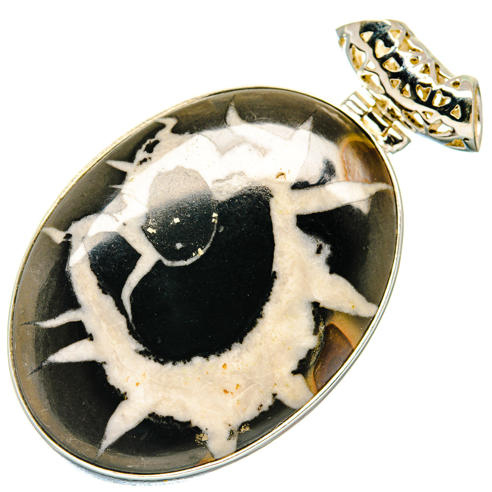 Septarian Geode Pendants handcrafted by Ana Silver Co - PD20518