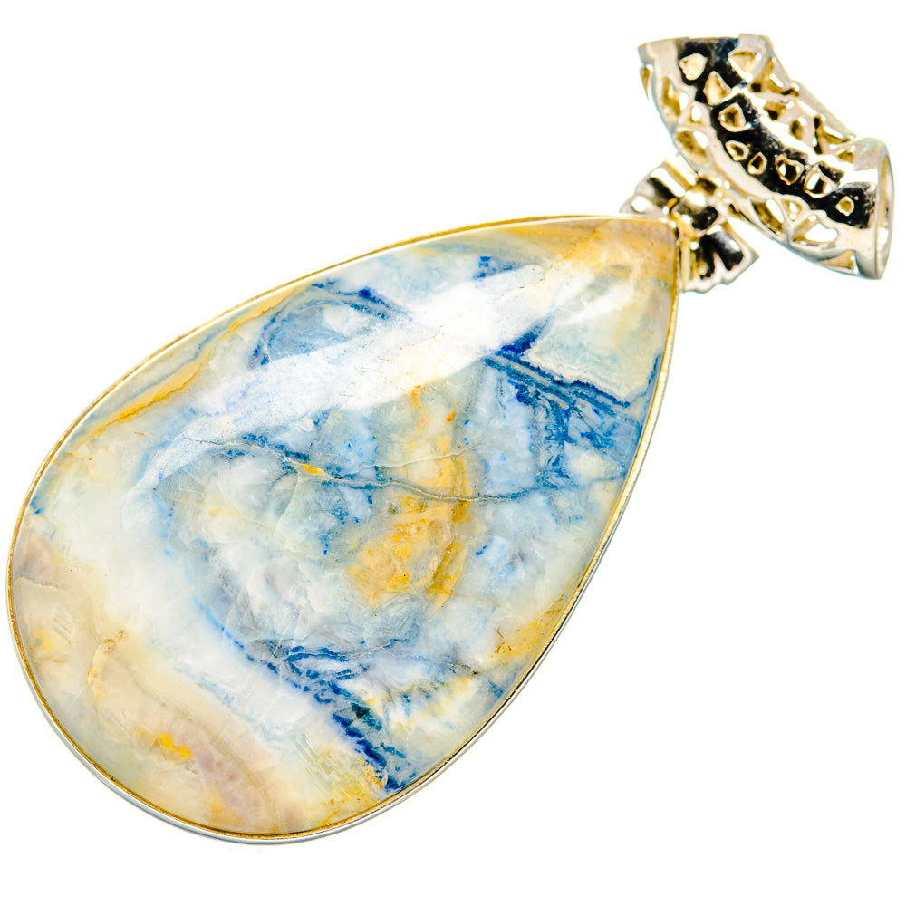 Blue Scheelite Pendants handcrafted by Ana Silver Co - PD20519