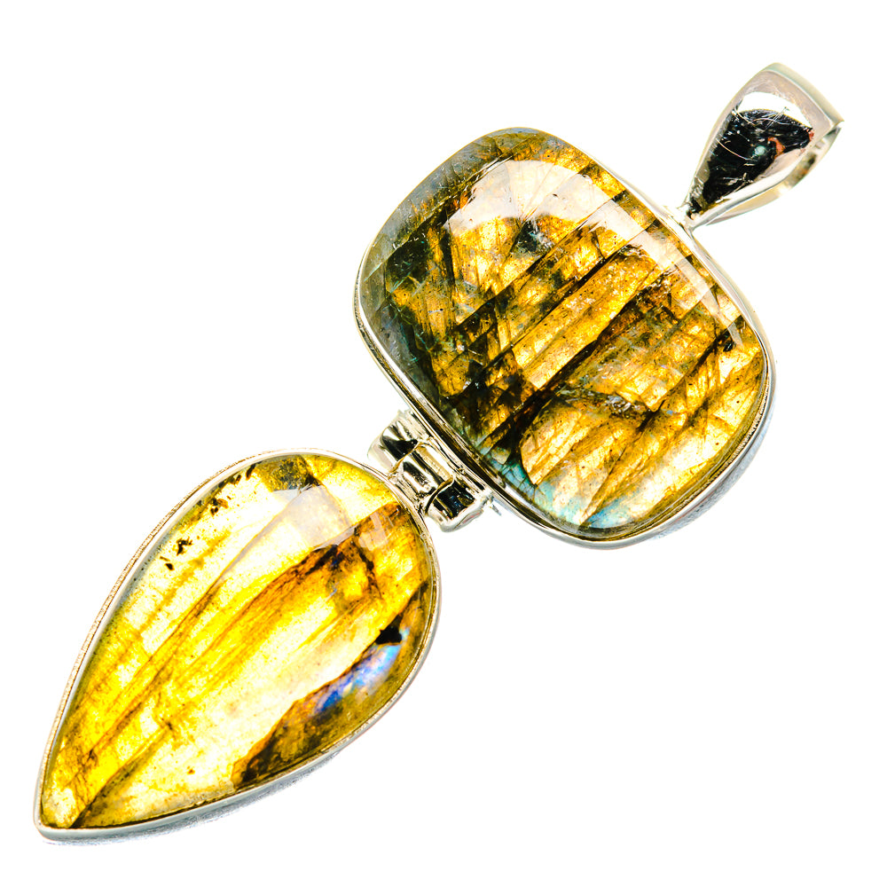 Labradorite Pendants handcrafted by Ana Silver Co - PD20556