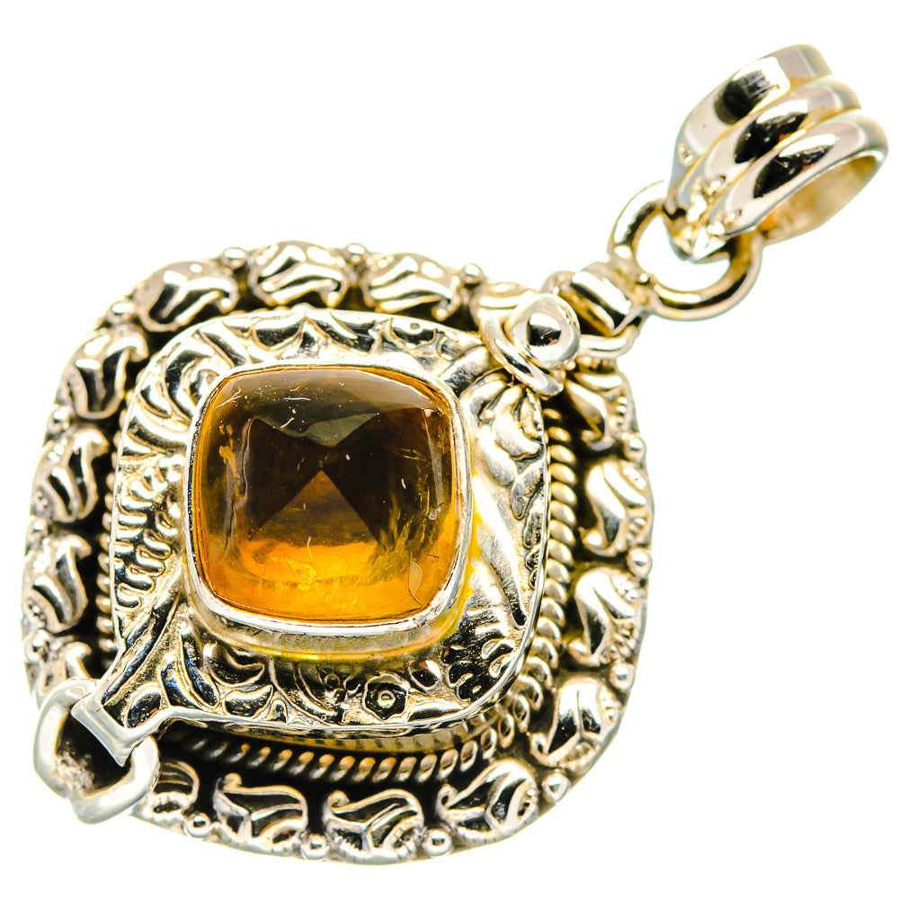Citrine Pendants handcrafted by Ana Silver Co - PD20624