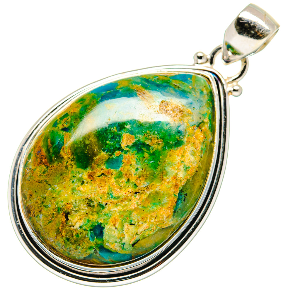 Peruvian Opal Pendants handcrafted by Ana Silver Co - PD20652
