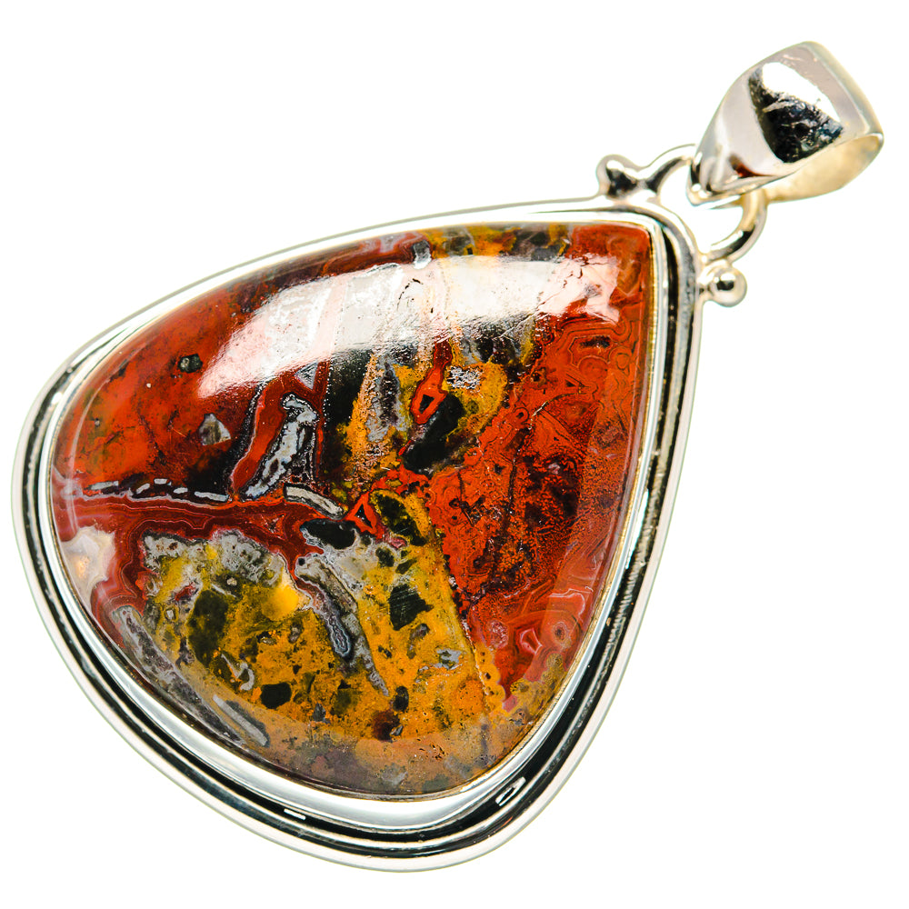 Moroccan Agate Pendants handcrafted by Ana Silver Co - PD20674