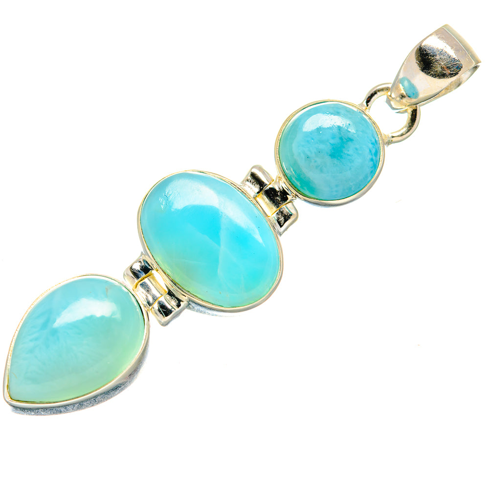 Larimar Pendants handcrafted by Ana Silver Co - PD20694