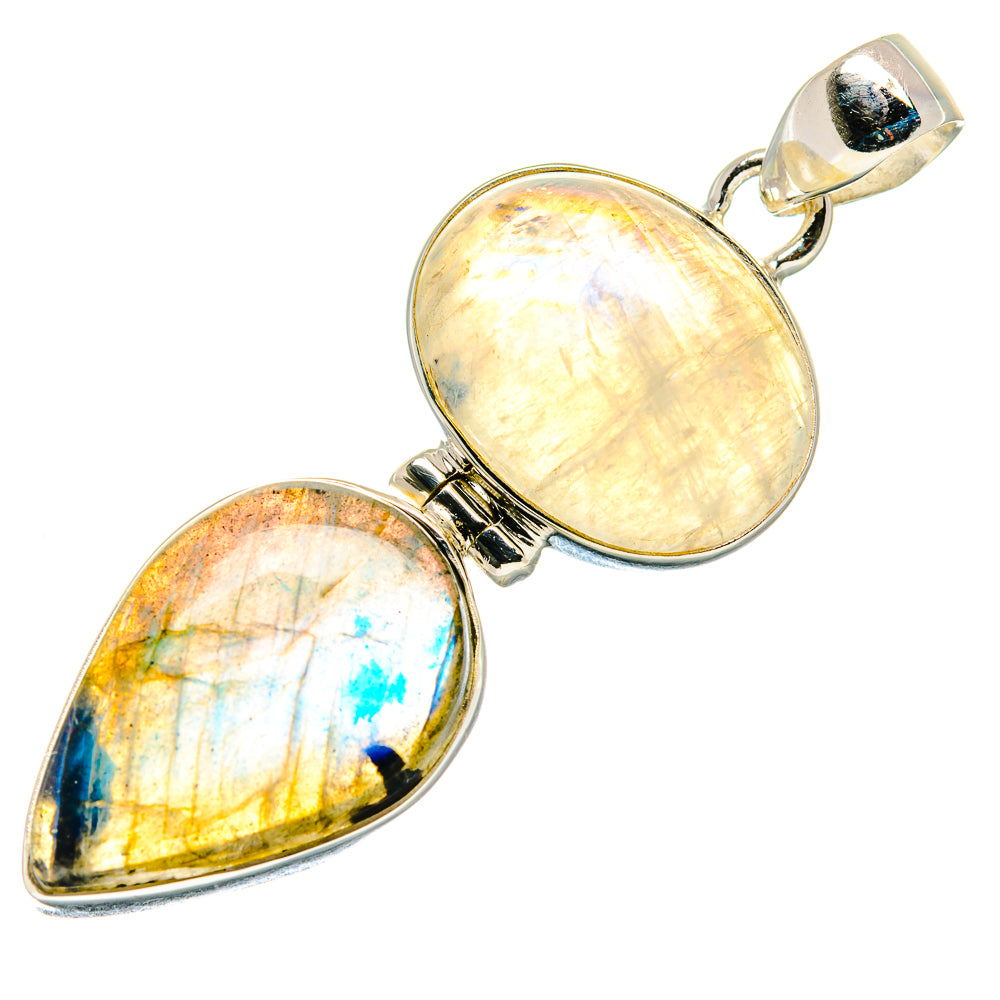 Labradorite Pendants handcrafted by Ana Silver Co - PD20709
