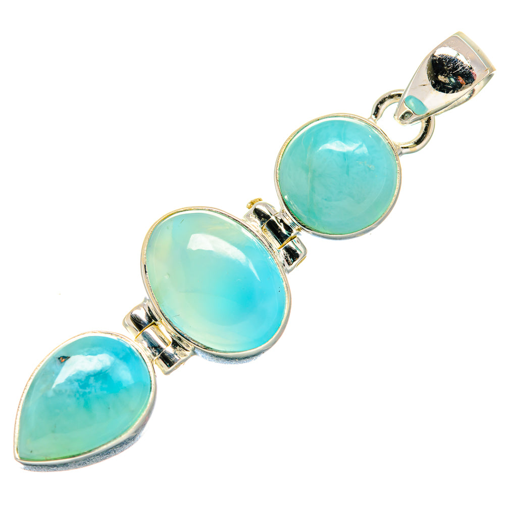 Larimar Pendants handcrafted by Ana Silver Co - PD20836 - Photo 2