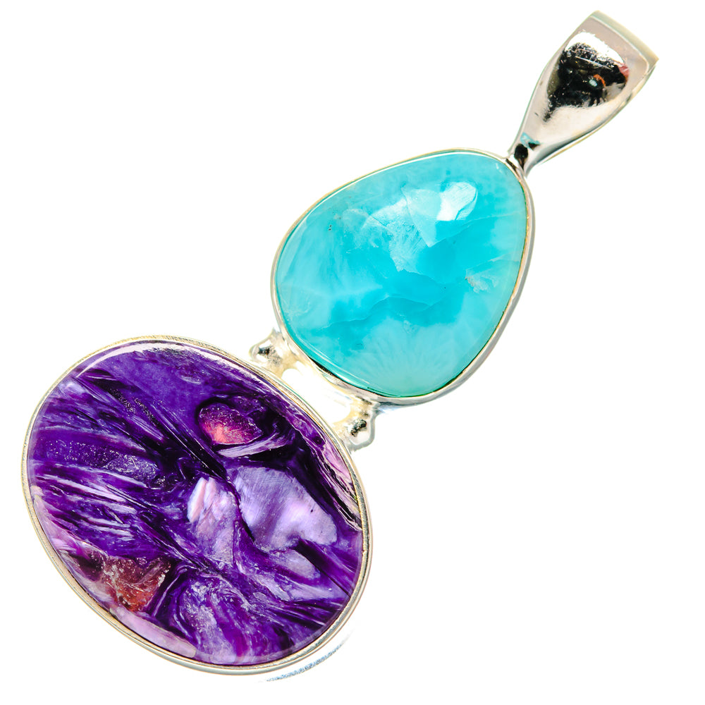 Charoite Pendants handcrafted by Ana Silver Co - PD20846