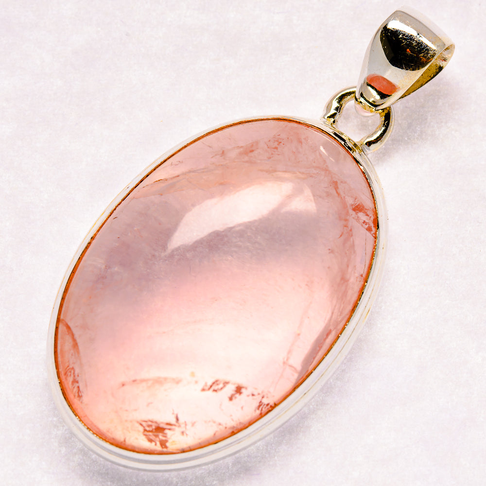 Rose Quartz Pendants handcrafted by Ana Silver Co - PD20900 - Photo 2