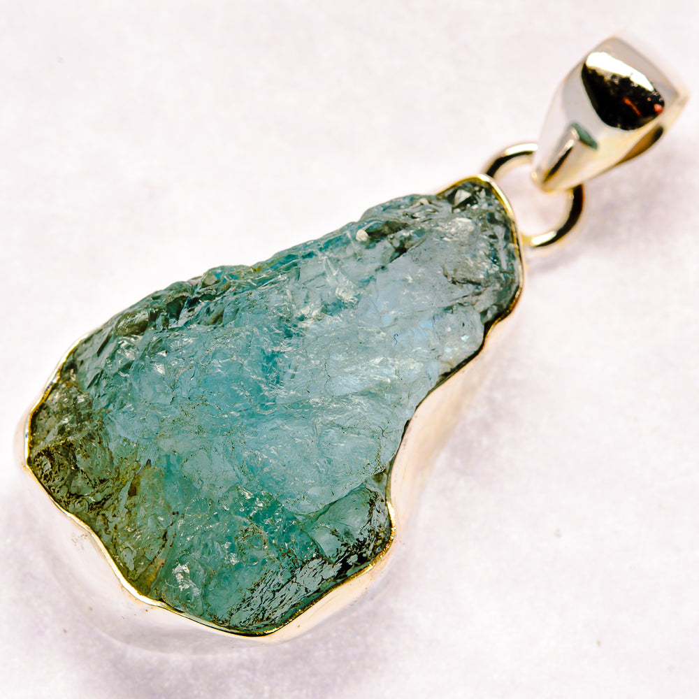 Aquamarine Pendants handcrafted by Ana Silver Co - PD20936