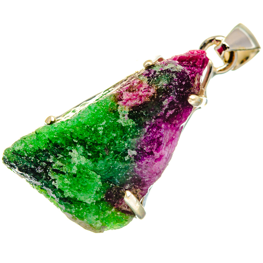 Ruby Zoisite Pendants handcrafted by Ana Silver Co - PD20952