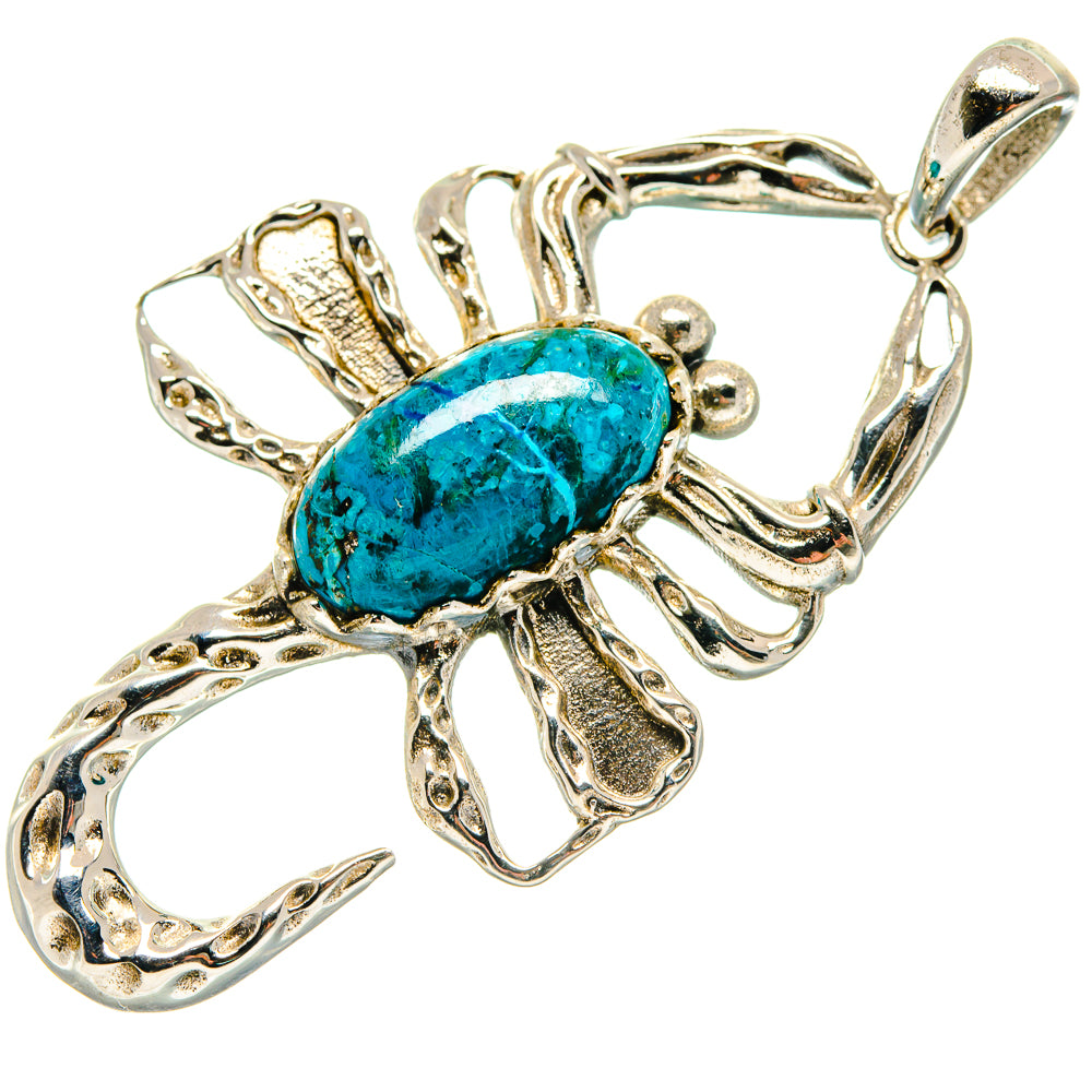 Chrysocolla Pendants handcrafted by Ana Silver Co - PD20959